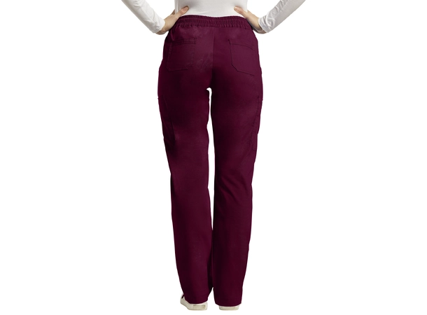Basic bukse med snøring i livet Burgundy 3XL 