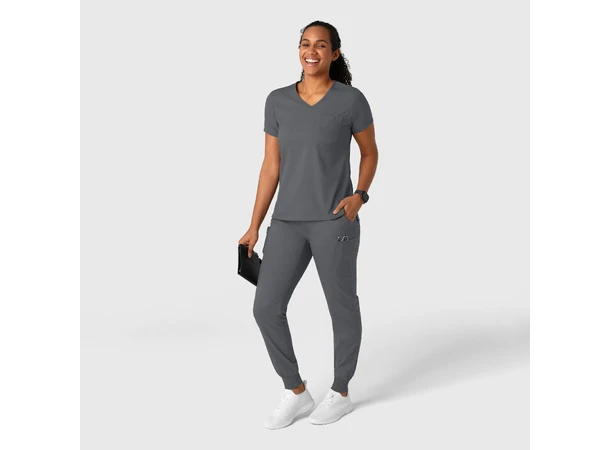 Boundless Damebukse med strikk i ben Pewter S 