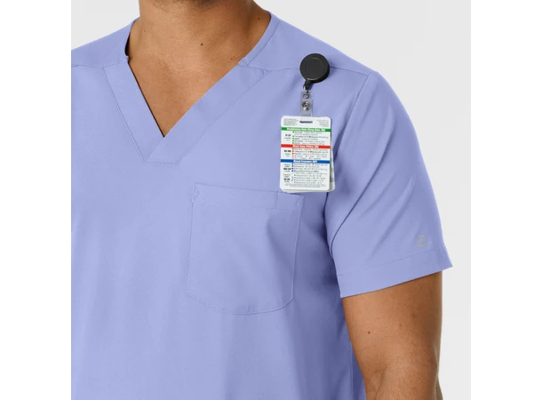 Boundless Herretunika med V-hals Ceil Blue M 