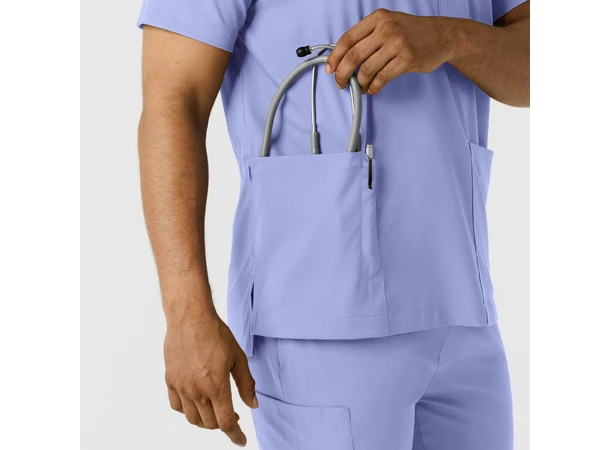 Boundless Herretunika med V-hals Ceil Blue M 