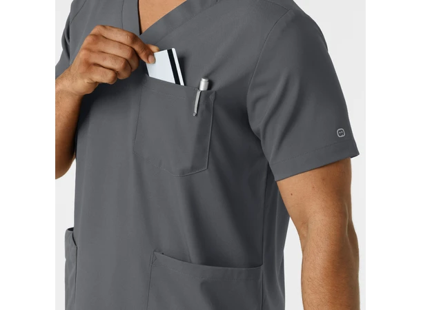 Boundless Herretunika med V-hals Pewter M 