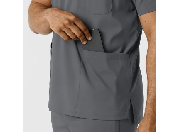 Boundless Herretunika med V-hals Pewter M 