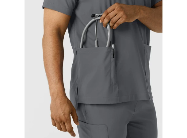 Boundless Herretunika med V-hals Pewter M 