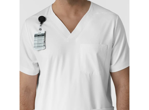 Boundless Herretunika med V-hals White S 