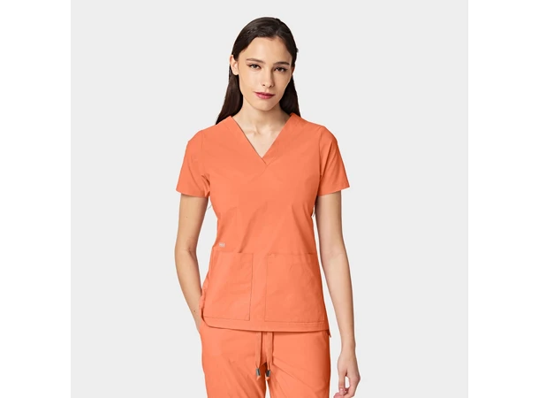 CRESSY Dametunika med V-hals Tangerine XS 