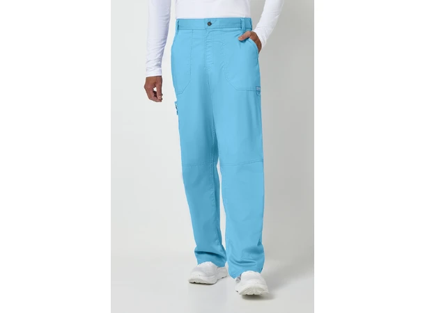 Herrebukse med rette ben Turquoise L 