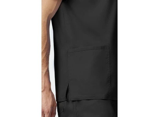 Herretunika med V-hals Black S 