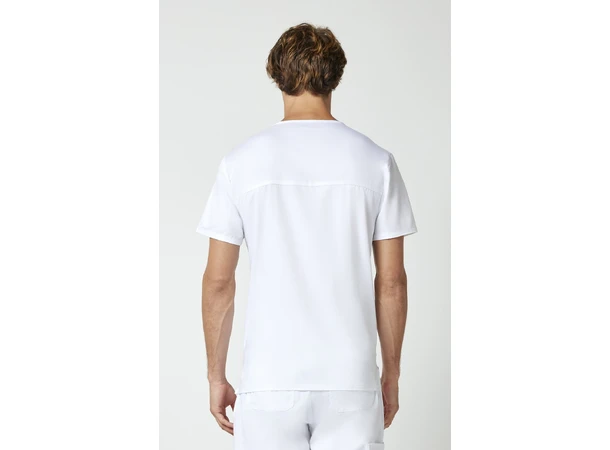 Herretunika med V-hals White S 