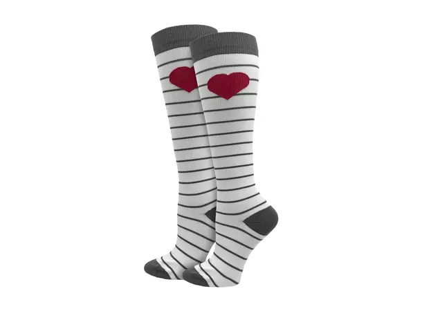Kompresjonsstrømpe Heart Stripe 
