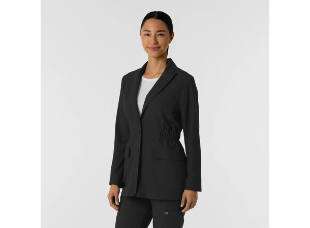 Layers Dame blazer labfrakk Black XS 