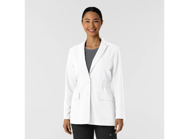 Layers Dame blazer labfrakk White L 