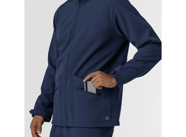Layers Softshell Herrejakke Navy 3XL 