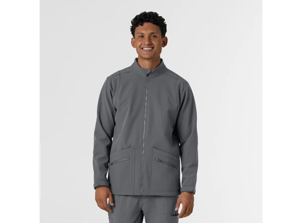 Layers Softshell Herrejakke Pewter L 