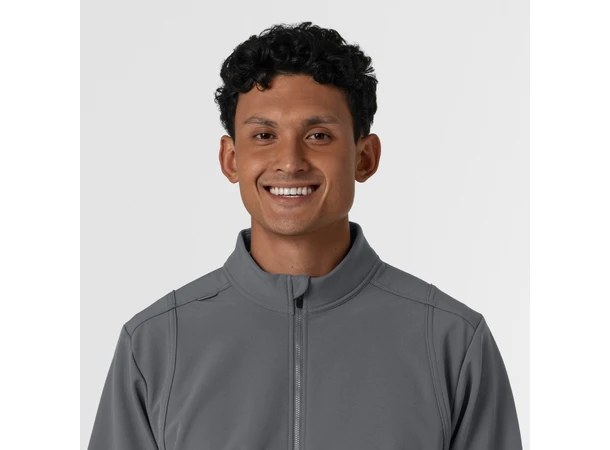 Layers Softshell Herrejakke Pewter L 