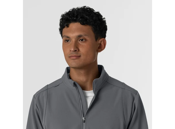 Layers Softshell Herrejakke Pewter L 