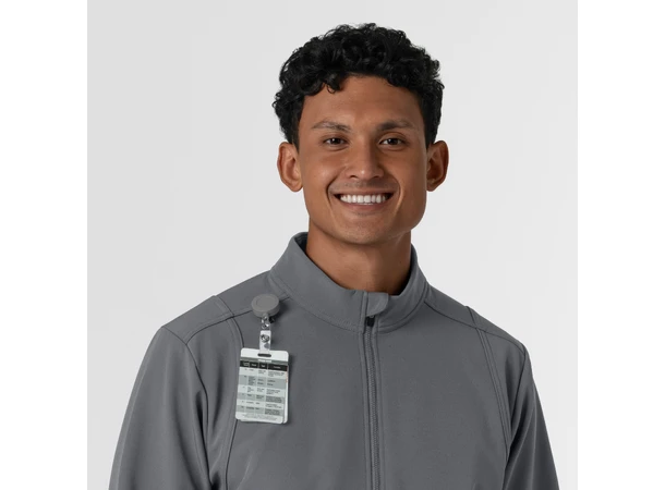 Layers Softshell Herrejakke Pewter L 