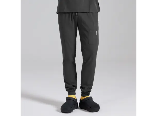 NICO Herrebukse med strikk i ben Charcoal L 