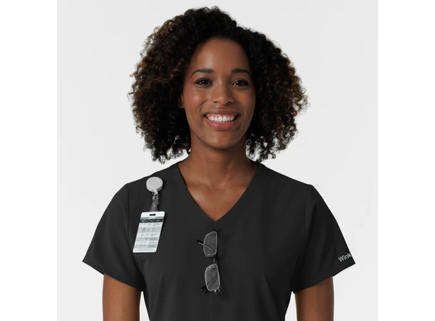 Nurtur Dametunika med forlenget passform Black S 