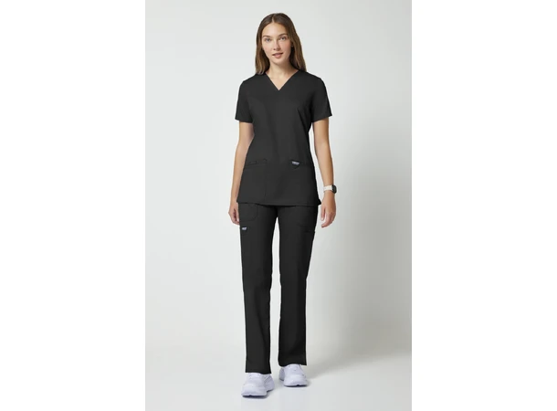 Revolution Dametunika med V-hals Black XXS 