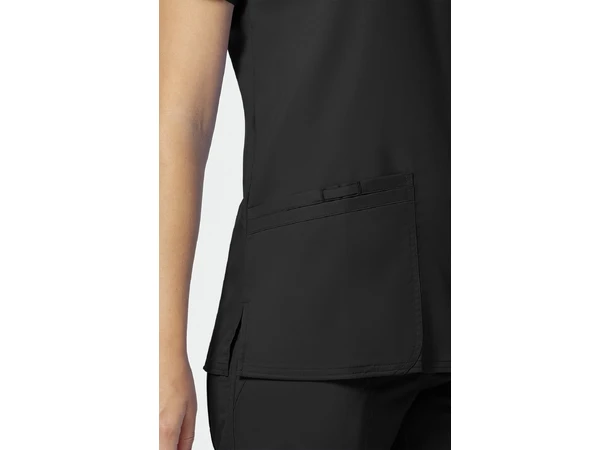Revolution Dametunika med V-hals Black XXS 