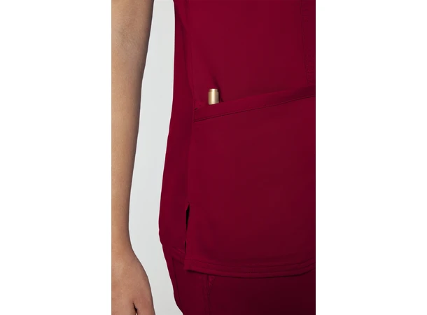 Revolution Dametunika med V-hals Red XL 
