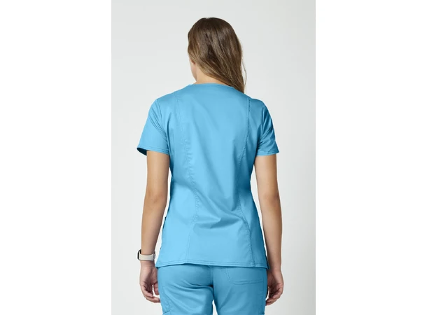 Revolution Dametunika med V-hals Turquoise XS 