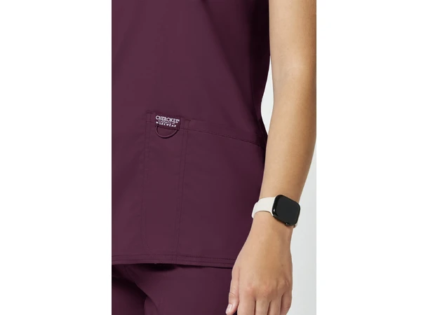 Revolution Dametunika med V-hals Wine L 