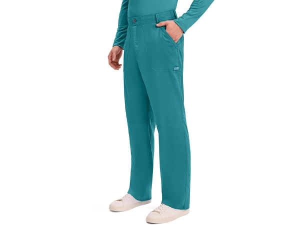 Revolution Herrebukse med rette ben Teal Blue XXS 