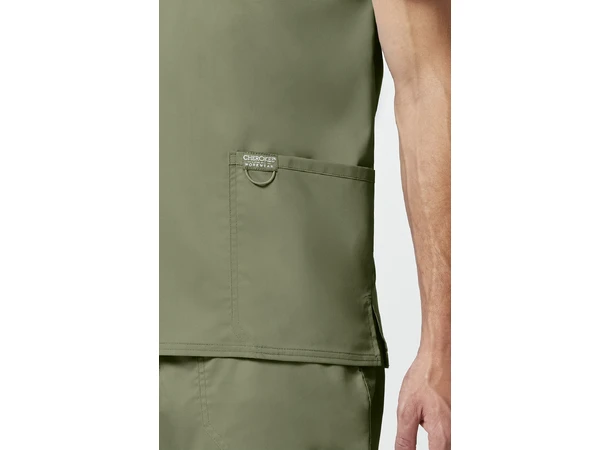 Revolution Herretunika med V-hals Olive XS 