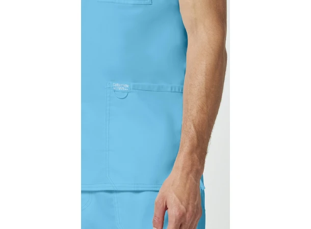 Revolution Herretunika med V-hals Turquoise XXS 
