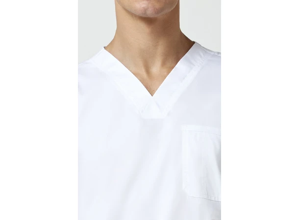 Revolution Herretunika med V-hals White S 