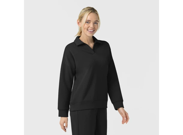 Unwind Damegenser med krage Black S 