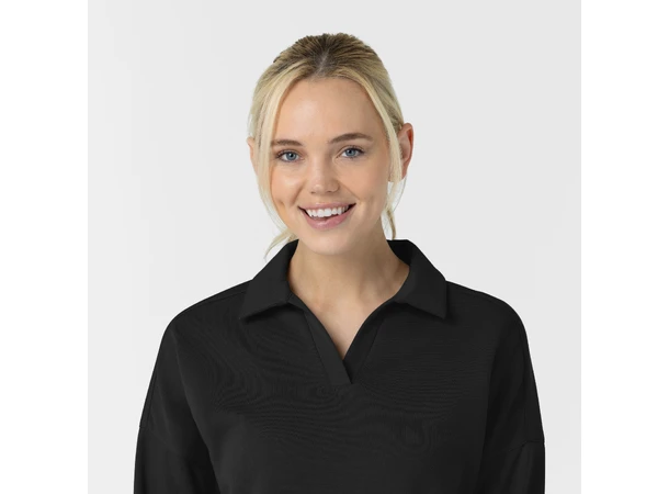 Unwind Damegenser med krage Black S 