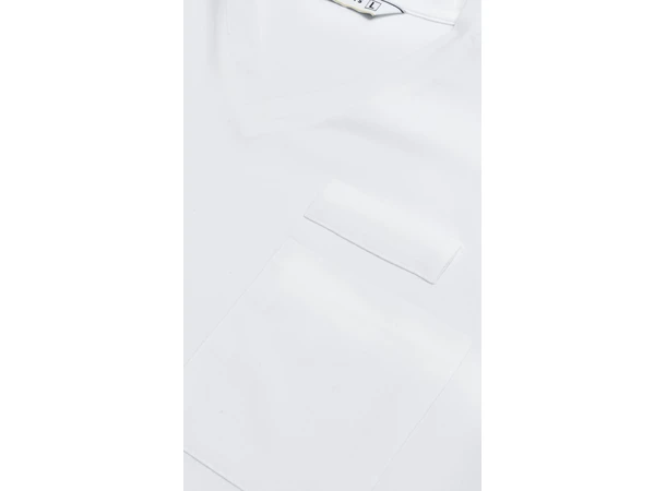 William Herretunika med V-hals Pure White M 