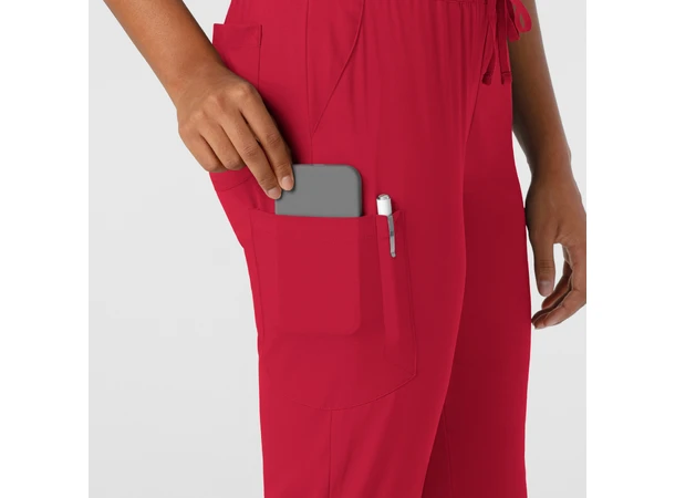 Boundless Damebukse med strikk i ben Red XL 