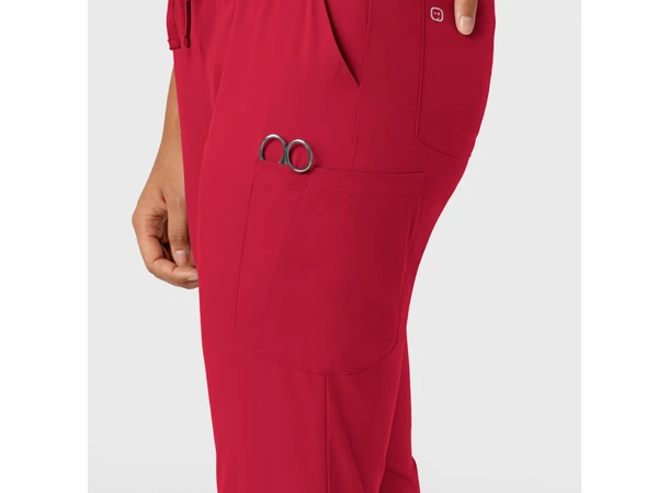 Boundless Damebukse med strikk i ben Red XL 