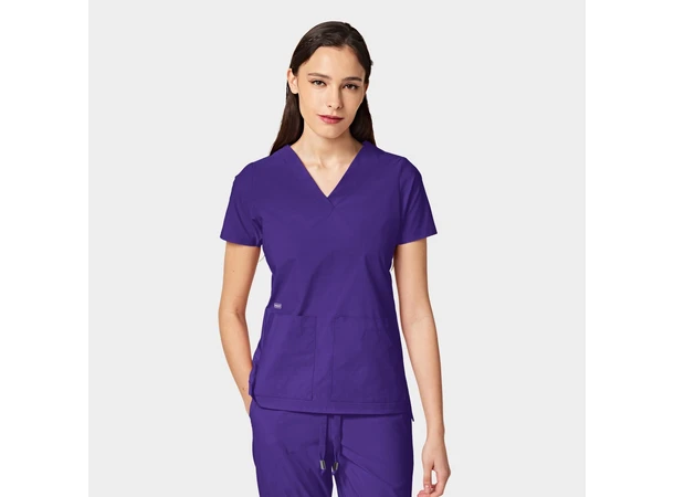 CRESSY Dametunika med V-hals Dark Purple XXS 