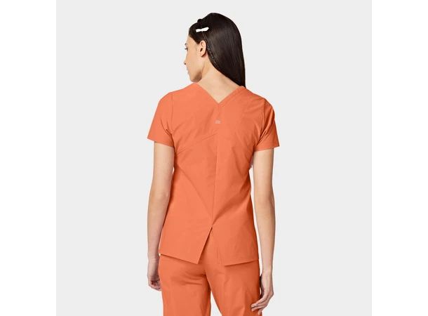 CRESSY Dametunika med V-hals Tangerine S 