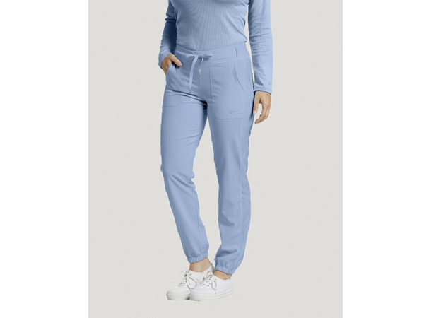 FIT bukse med strikk i ben Windsurf Blue M 