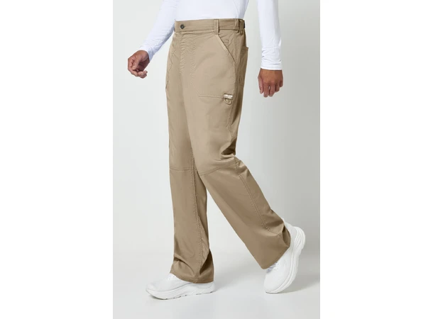 Herrebukse med rette ben Khaki XS 