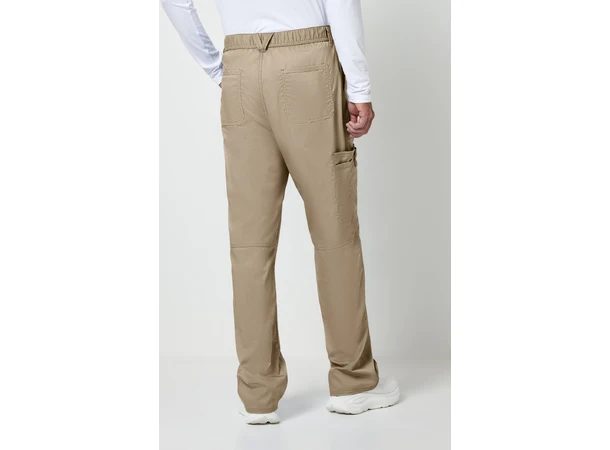 Herrebukse med rette ben Khaki XS 