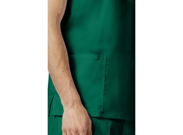 Herretunika med V-hals Hunter Green XL 