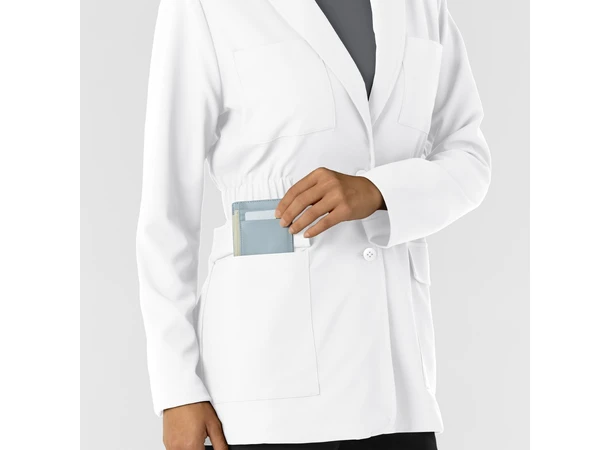 Layers Dame blazer labfrakk White XS 