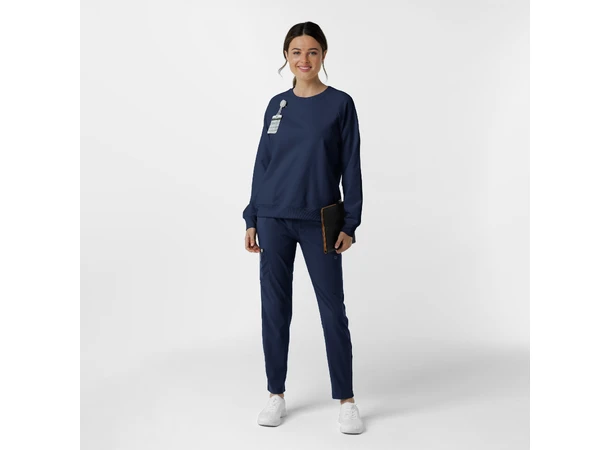 Layers Damegenser med rund hals Navy S 