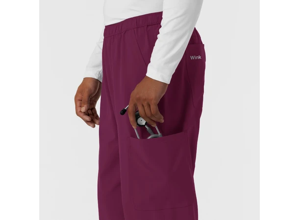 Nurtur Herrebukse med rette ben Wine 3XL 