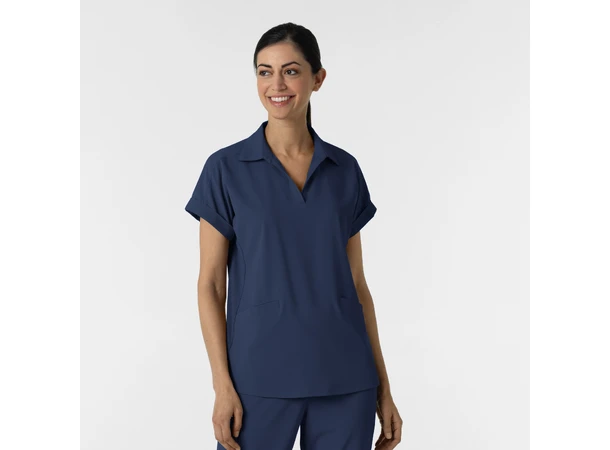 Renew Damtunika med krage Navy XL 
