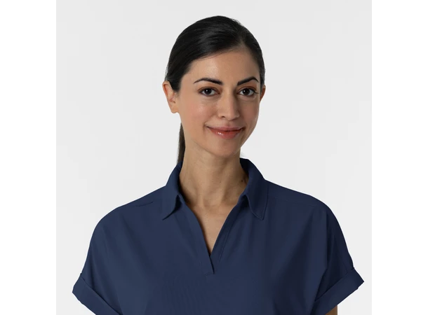 Renew Damtunika med krage Navy XL 