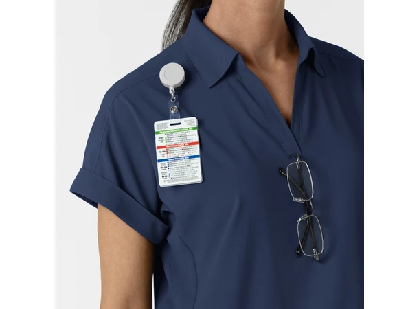 Renew Damtunika med krage Navy XL 