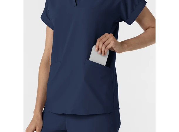 Renew Damtunika med krage Navy XL 