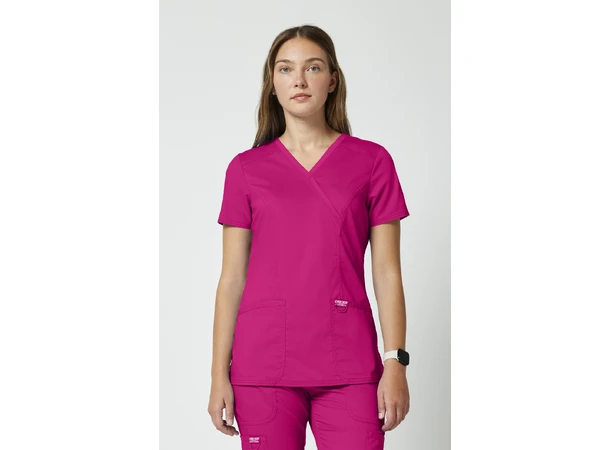 Revolution Dametunika med V-hals Electric Pink XXS 